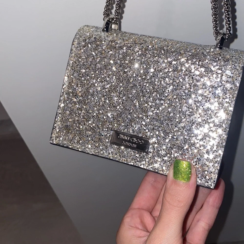 💎jimmy choo mini paris crossbody glitter/ Diamond bag💎 - Picture 6 of 7